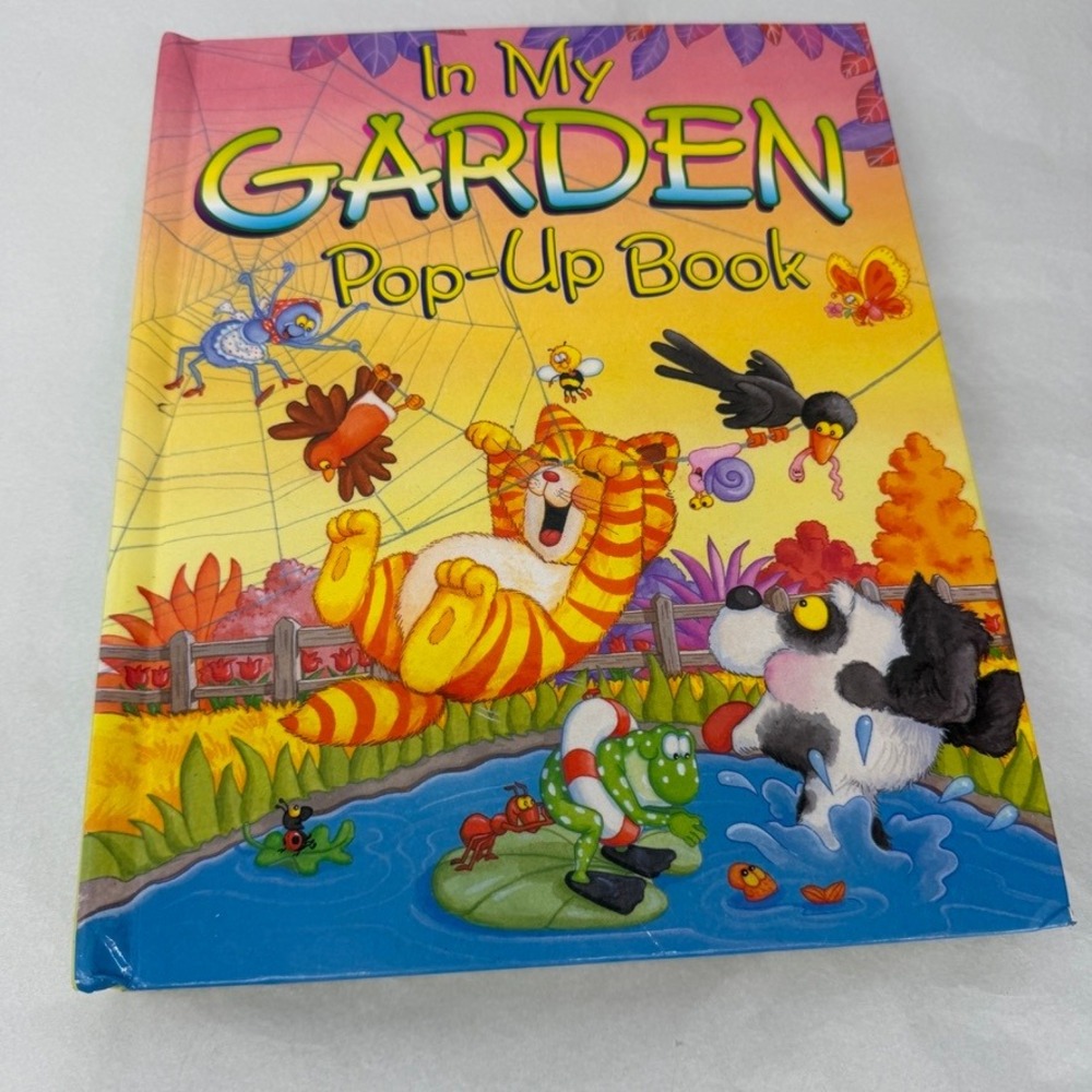 In My Garden Pop-Up Book Bendon Animals Rhyming Story Interactive Kids Story